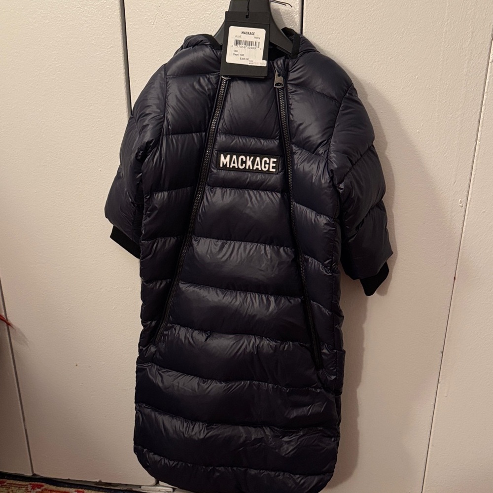 Mackage Dark Blue Quilted Jacket